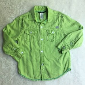 Guess button down boys shirt.